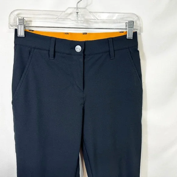 Macade Golf Size 34R Pants Black Slim Fit Performance Zipper Ankle Cuffs 1754 - Picture 4 of 11